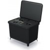 Odpadkový kôš Prosperplast SYSTEMA 1x23l + 2x10l čierny NKS60W3-S411