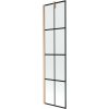 Mexen Next sprchová zástena 1-krídlová 50 x 150 cm, čierny vzor, brúsená meď - 895-050-000-00-77-65