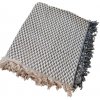 MIABELLA Jemný bavlnený prehoz HASEKI hnedo - béžový 170x220 cm hnedá Bavlna/polyester 170x210 cm