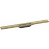 Hansgrohe RainDrain Flex Sprchový žľab 80 cm, na stenu, kartáčovaný bronz 56051140