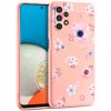 Púzdro Samsung Galaxy A13 A135 Tech-protect kvety ružové