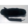 Plochá guma prádlová čierna s čiernou sťahovacou šnúrkou (40 mm)