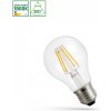 SPECTRUM - ŽiarovkaCLEAR - 4W - 340lm - 300° - 230V - Teplá biela / 1800°K - GLS COG E-27