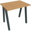 Hobis Pracovný stôl UNI A, 80x75,5x60 cm, buk/čierna