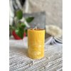 Energeticka sviečka - Zlatá Ambra (500g)