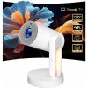 Projektor 4K LCD ETOE Starfish Plus Google TV s otočnou funkciou o 140° 300 ANSI biely