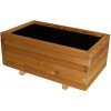 Krušnohorský nábytok Drevený kvetináč 1KVT4 Flor THERMOWOOD 70 x 42 x 31 cm prírodný