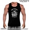 Pánske tielko RANGER® - motív Motorkári 03 Čierna 3XL