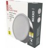Emos ZM5243 LED NEXXO stropné/nástenné prisadené klasické svietidlo kruh priemer 225 × 42 mm 21W 1900lm 3000/3500/4000K brúsený nikel