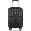 Cestovní kufr TUCCI Massa T-0279/3-M+ ABS - černá - 81 L + 35% EXPANDER