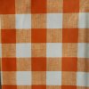 138155 Voskovaný obrus Oranžový Károvaný PVC 140x120 cm PERFECT HOME