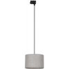 TK Lighting | Luster na lanku 3-fáz. lišto. systému TRACER 1xE27/15W/230V pr. 30 cm čierna/šedá | TK10694