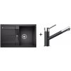 Blanco SET 09-C 24 drez silgranit METRA 45 S 78x50 cm Antracit+batéria Kano Antracit 513194+525028