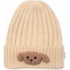 Detská zimná čiapka Bear, Baby Nellys - ecru, veľ. 48-54 cm Baby Nellys