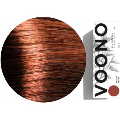 Voono Medium Brown Stredne hnedá Henna 100 g