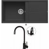 Elleci UNICO 480 G40 full black + Deante NEO LUNO BOC N72M čierna matná