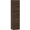 Hansgrohe Xelu Q Vysoká skrinka 40x165x35 cm, 2 dvierka, pánty vpravo, tmavý orech/matná biela 54142700-HG