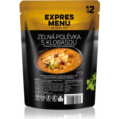 EXPRES MENU Zelná polévka s klobasou 600 g