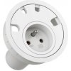 LOOP IN Káblová prechodka, 80mm, 1xUTE 230V, 2m kábel 1.5mm², vidlica CEE7/7, biela