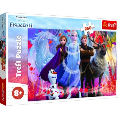 TREFL - Puzzle 260 Frozen 2 - Cesta za dobrodružstvom