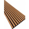 3D Drevené lamely na stenu na filci 255x46cm - DUB SLNEČNÝ