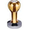 Buna café tamper, šachovnica, lak, SP, 58.35 mm, nerez lesk, konvexný