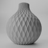 Váza Sylora Farba produktu: Šedá, Výška vázy: XXL-320mm