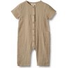 Wheat detský mušelínový overal 6787j-347 beige stone Velikost: 92 Organická bavlna