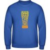 AWDis Mikina - Dobré pivo na zlé časy - Blu reale - 3XL - Pánske