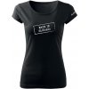 DRAGOWA dámske tričko made in slovakia čierna