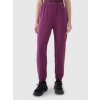 4F Dámske jogger tepláky TTROF1010 - Tmavofialová, S Tmavofialová, S