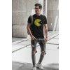 Tričko s potlačou Pacman Detský Čierna 122 cm/ 6 rokov