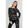Vienetta Dámske pyžamo dlhé Lucie Farba: Čierna, Veľkosť: 2XL