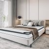 Sincere Ortopedický Matrac Vega 120x200x26cm s taštičkovými pružinami, 7 Komfortných zón, hypoalergénny, s prešívaným poťahom z pamäťovej peny, stredná tvrdosť.
