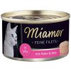 Miamor Feine Filets - vlhké krmivo pre mačky kuracie filé s ryžou 100g plechovka