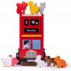 Bigjigs Toys Dřevěný autobus se zvířátky