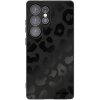 Picasee silikónový čierny obal pre Samsung Galaxy S25 Ultra 5G - Midnight Leopard