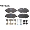 Sada brzdových platničiek kotúčovej brzdy SKF VKBP 80006