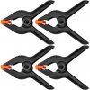 Interex Sada 4ks svoriek CLAMP MAXI 100 mm / Čierna