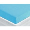Froté napínacie prestieradlo FR-017 Azúrovo modré 180 x 220 - výška 20 cm