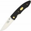 Fällkniven PCx vreckový nôž 7,3 cm, Satin, čierna, Grilon