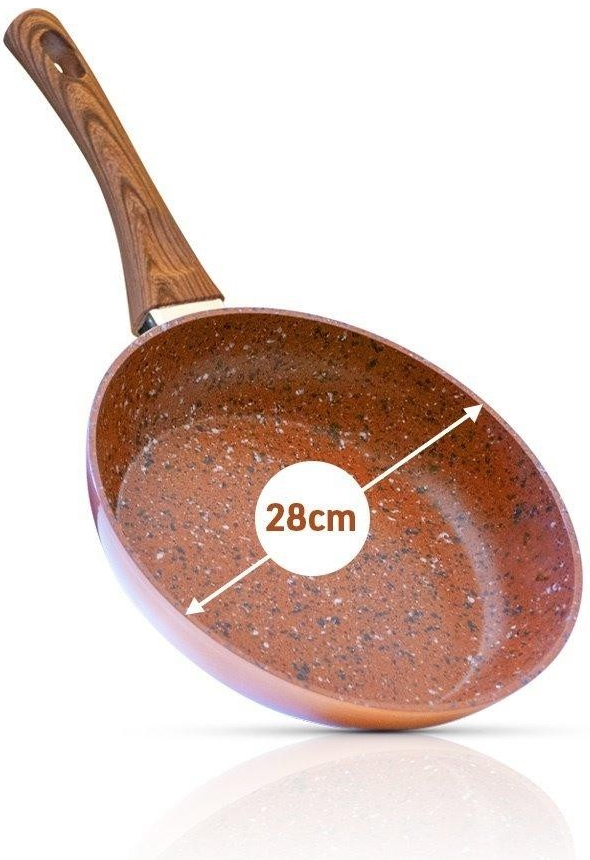 Livington Copper & Stone Pan M28940 28 cm