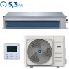 SET Klimatizácia kanálová KAISAI SLIM duct 5,3KW KTI-18HWG32X/KOX330-18HFN32X