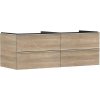 Hansgrohe Xelu Q Umývadlová skrinka, 50x136x55 cm, 4 zásuvky, prírodný dub/chróm 54088000-HG