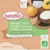 Babybio Desiata s kokosovým mliekom JABLKO A HRUŠKA 4 x 85 g