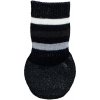 TRIXIE Protiskluzové ponožky černé XS-S, 2 ks pro psy bavlna/lycra