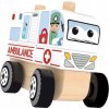 Skladacie Drevené auto - ambulancia