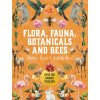 Flora, Fauna, Botanicals, and Bees Sticker, Color & Activity Book
