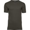 TeeJays Tričko Interlock TJ 520, krátký rukáv, pánské COT180520b6603-dark olive L Olivová tmavá