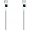 ER POWER kabel USB-C/C 3A 60W 200cm bílý ERPWCC3A200-WH